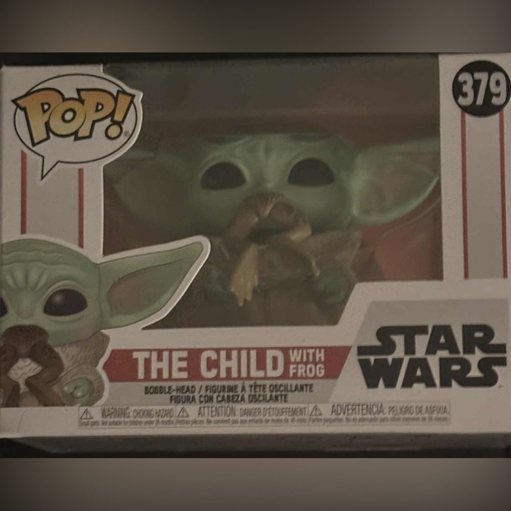 FUNKO- Baby Yoda with Frog